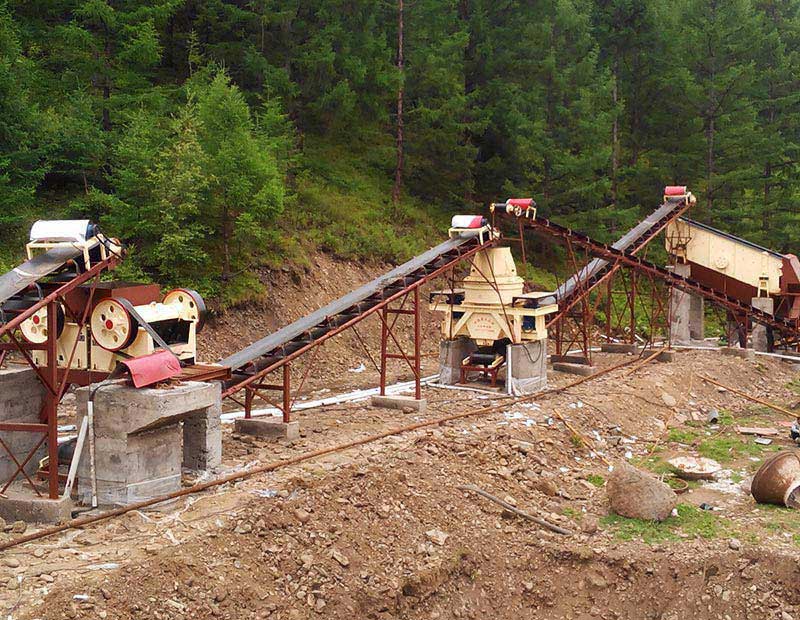 河卵石制砂生产线