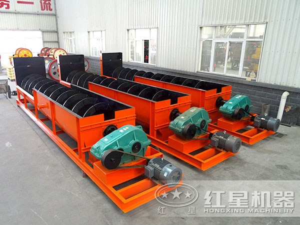 螺旋洗石机车间实拍图 螺旋洗石机车间实拍图