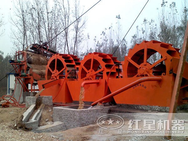 洗石机生产现场 洗石机生产现场