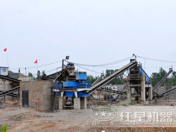 制砂机工作现场 制砂机工作现场