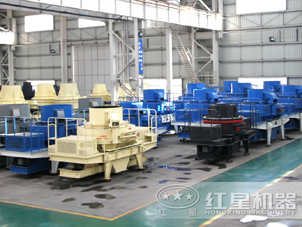 不同类型的制砂设备