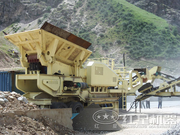 移动式制砂机生产现场 移动式制砂机生产现场