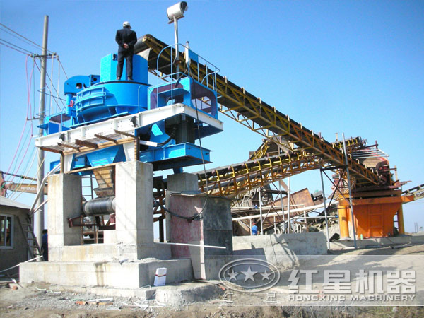 人工制砂设备工作现场 人工制砂设备工作现场