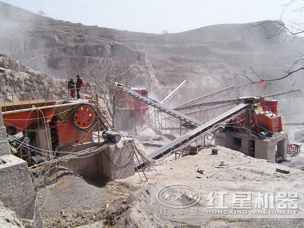 传统制砂工艺下的生产现状 传统制砂工艺下的生产现状