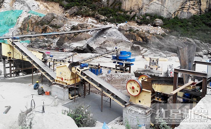 冲击破工作现场 冲击破工作现场