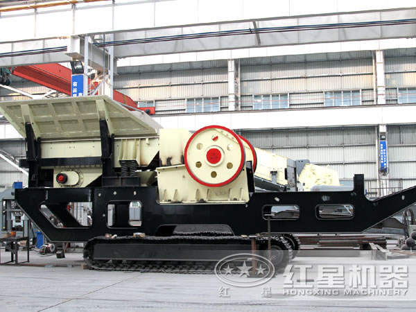 移动式制砂设备实拍图