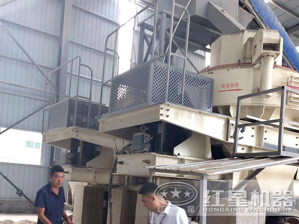 环保制砂生产现场 环保制砂生产现场