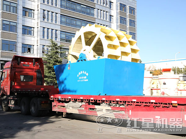 三轮洗石机发货现场 三轮洗石机发货现场