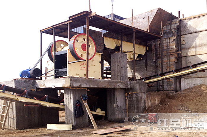 粘土砂生产线现场实拍 粘土砂生产线现场实拍
