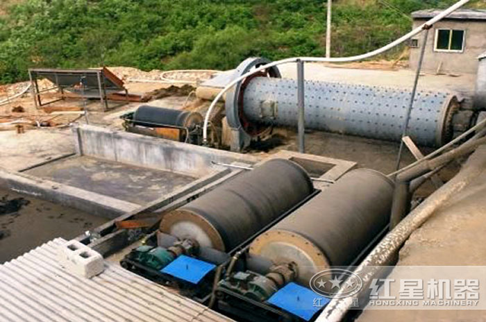 磁选生产线实拍 磁选生产线实拍