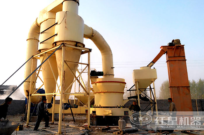 重晶石磨粉现场拍摄 重晶石磨粉现场拍摄