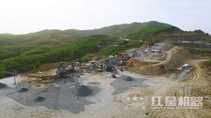 由红星总包设计建设的桐柏石灰石砂石场 由红星总包设计建设的桐柏石灰石砂石场