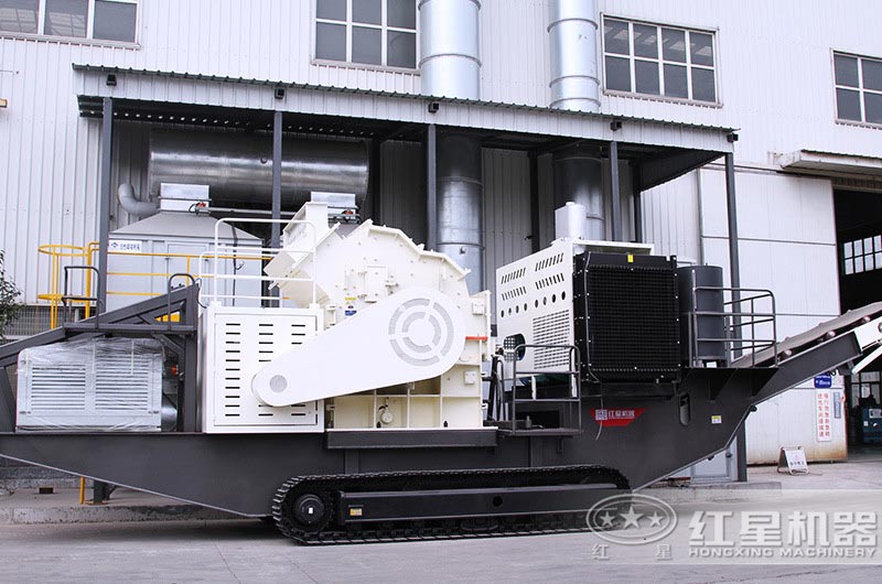 设备实拍——履带式移动制沙机英姿飒爽 设备实拍——履带式移动制沙机英姿飒爽