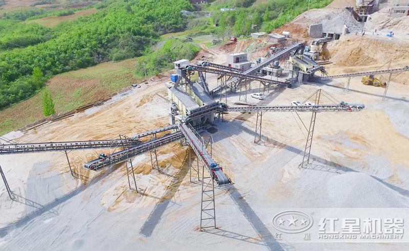 人工制砂生产线现场实拍 人工制砂生产线现场实拍