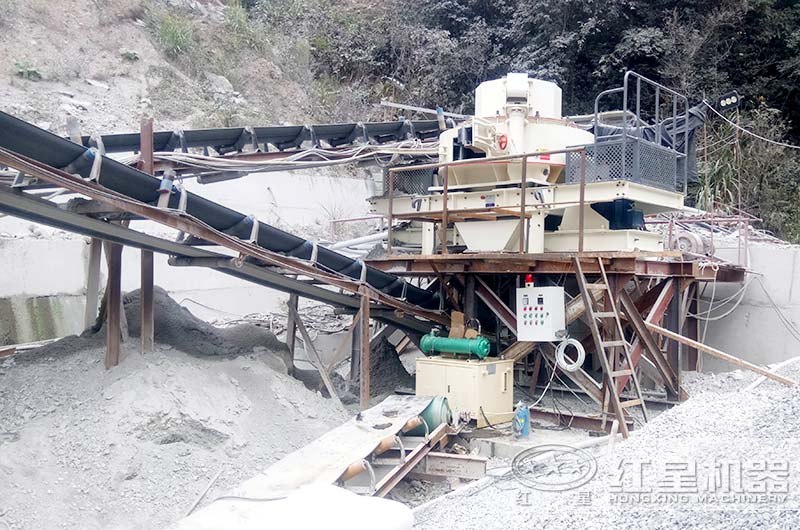 机制砂生产线现场 机制砂生产线现场