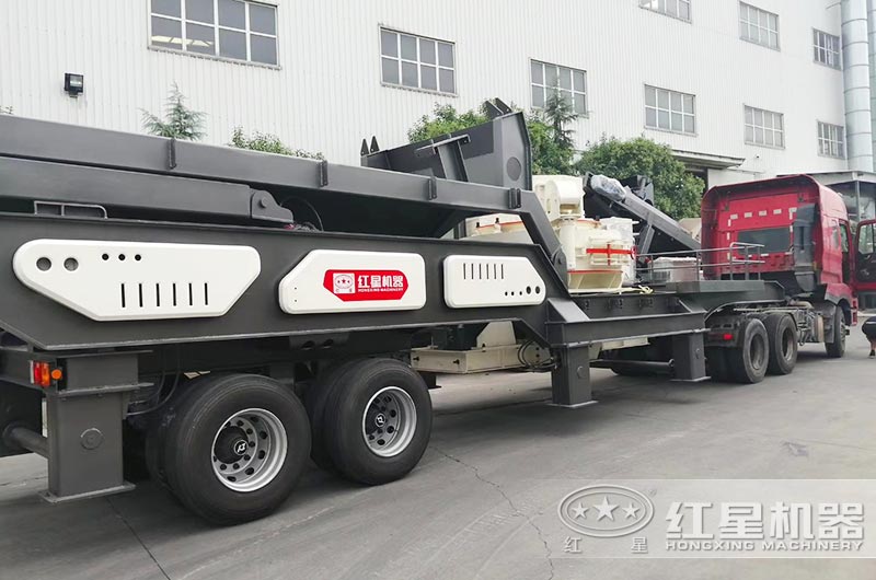 红星移动制砂机实拍 红星移动制砂机实拍