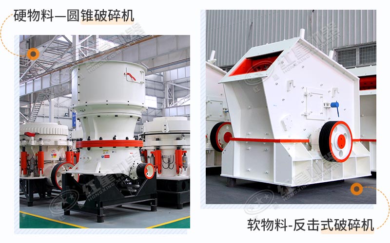 圆锥破碎机+反击式破碎机设备实拍 圆锥破碎机+反击式破碎机设备实拍