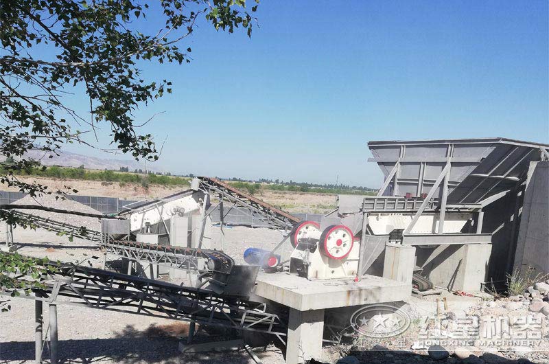 石料加工现场 石料加工现场