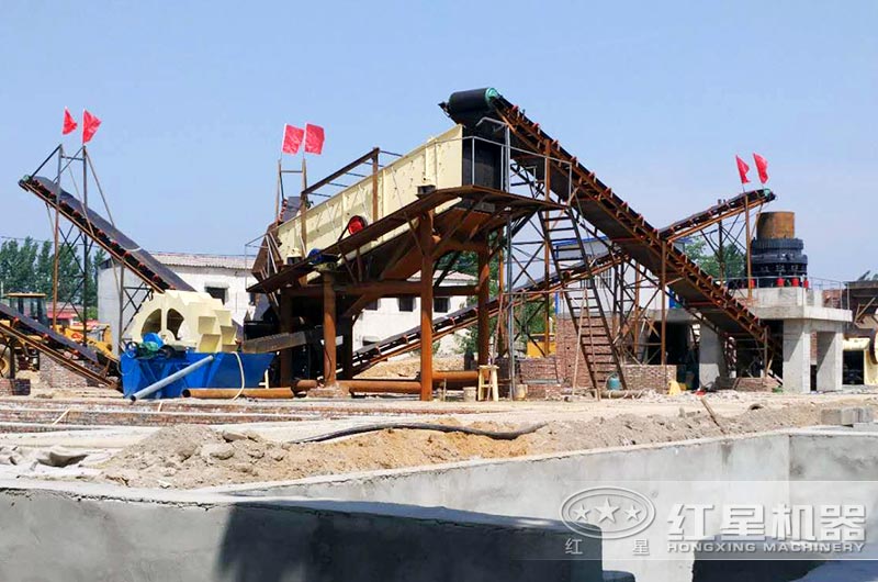 山沙生产清洗现场 山沙生产清洗现场