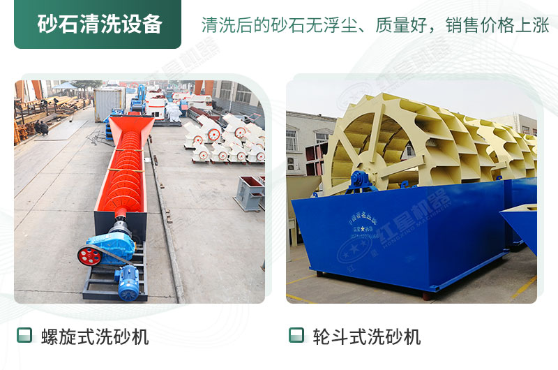 螺旋式与轮斗式洗砂机 螺旋式与轮斗式洗砂机