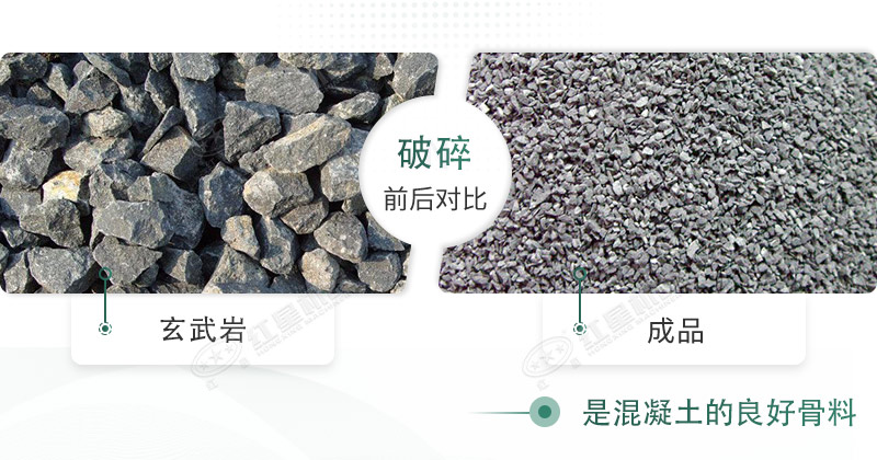 玄武岩碎石能打混凝土吗？路面用玄武岩固定式碎石机有哪些