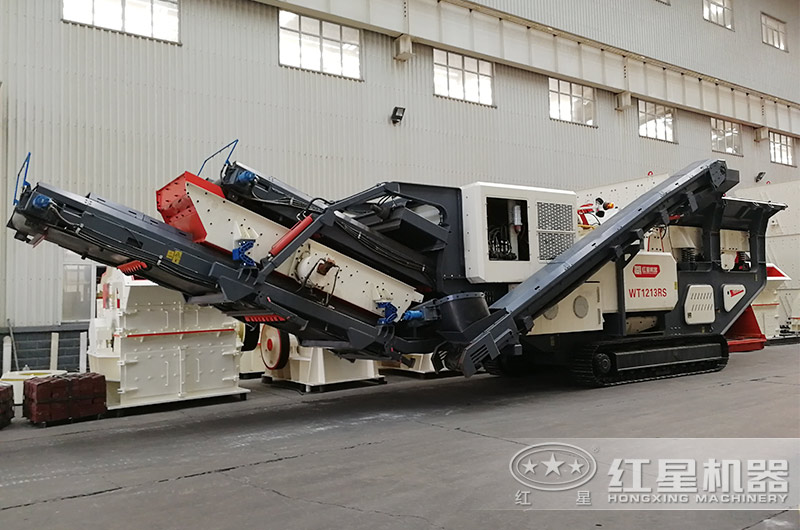 花岗岩石制砂、场地有限怎么办？这台移动制沙机帮你搞定