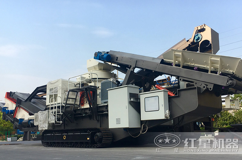 灵活转场、生产自由的履带移动破碎站