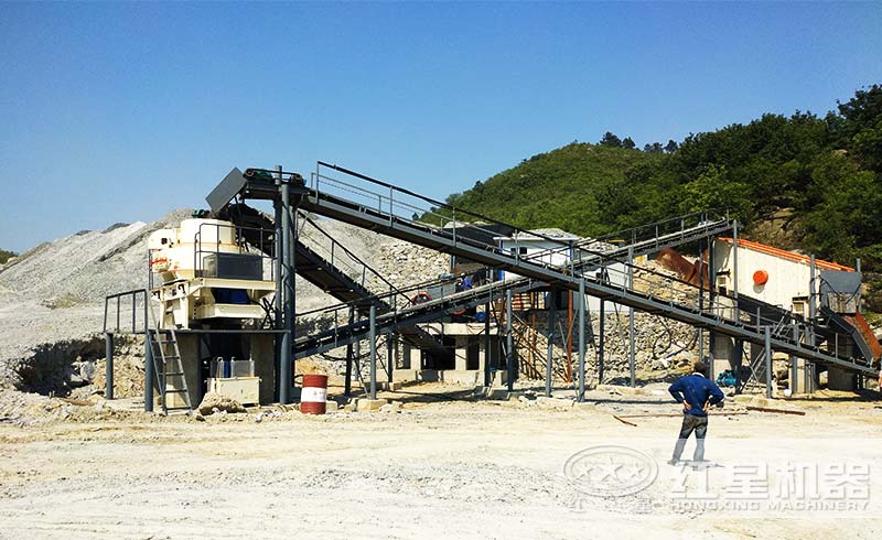 四川广元尾矿综合利用现场 四川广元尾矿综合利用现场