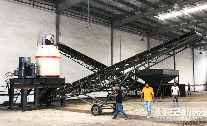 石灰石碎成2mm，用复合破还是反击破制沙机？设备参与招标项目吗？