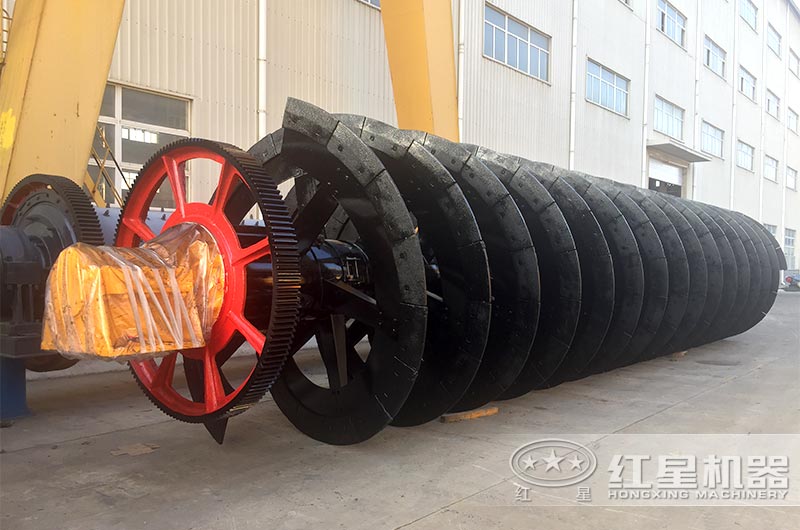 螺旋洗砂机叶片形似蛟龙故得名蛟龙洗砂机 螺旋洗砂机叶片形似蛟龙故得名蛟龙洗砂机