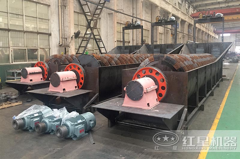 蛟龙洗砂机生产车间实拍 蛟龙洗砂机生产车间实拍