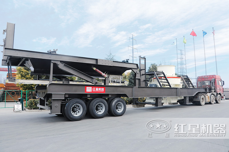 轮胎式移动制砂机 轮胎式移动制砂机