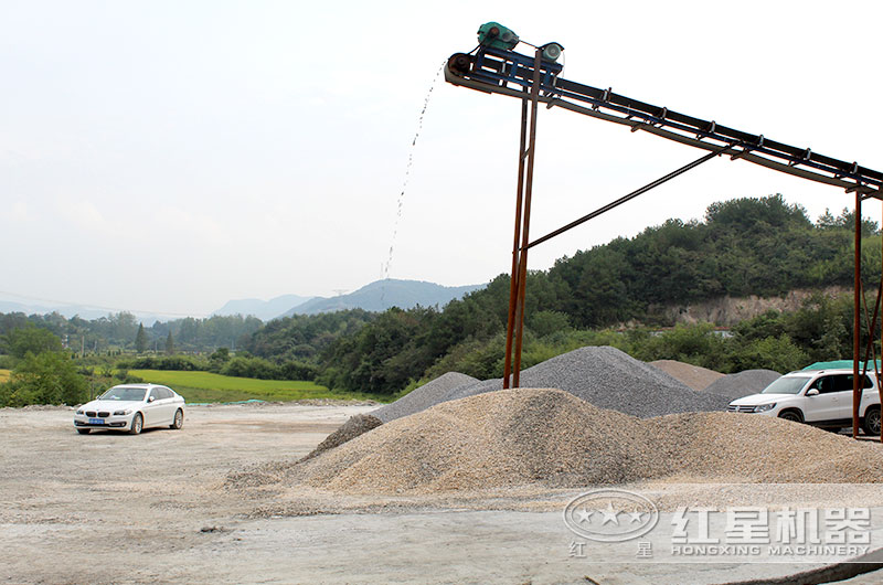 机制砂生产现场 机制砂生产现场