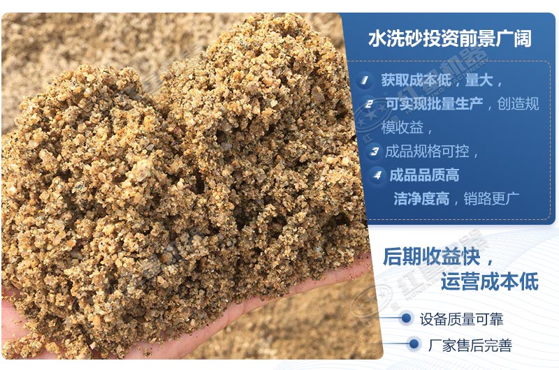 石粉洗出来的砂怎么样？洗沙设备多少钱一台？