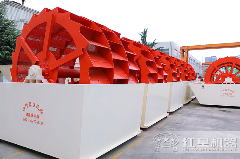 时产160吨洗沙机型号有哪些？搭配脱水筛减少细沙流失