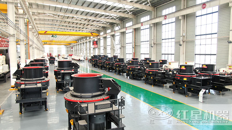 花岗岩石子粉碎机、制砂机车间现货