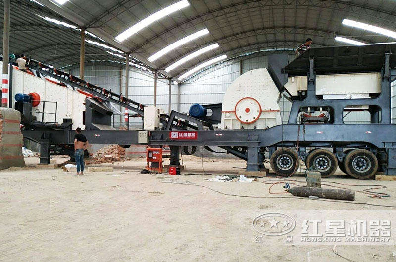 移动锤式破碎生产线 移动锤式破碎生产线