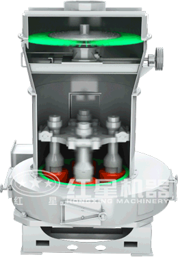 雷蒙磨粉机结构图