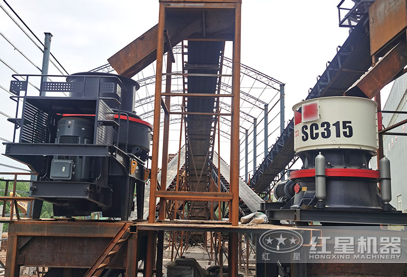 鄂破+圆锥破+制砂机 鄂破+圆锥破+制砂机