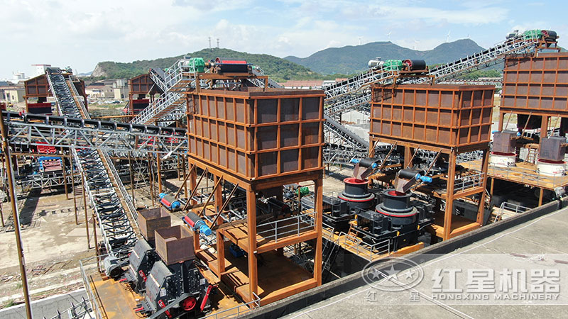 石块破碎设备配置的大型制砂生产线 石块破碎设备配置的大型制砂生产线